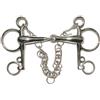 Tattini Pelham con aste corte in acciaio inox 19 mm