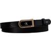 Calvin Klein Round Ck Enamel Plaque 20mm Lv04f7109g Cinture Donna (Pacco da 1)