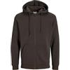 JACK & JONES Zip Hoodie Plain Zip Hoodie