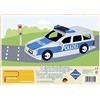Pebaro 358 S Police Car 3D Traforo Opera d'Arte