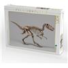 CALVENDO Puzzle, scheletro di dinosauro velociraptor, piccolo predatore con lunghi | Artigli, uno scheletro mobile del velociraptor con artigli lunghi, 1000 pezzi, dimensioni da appoggiare 64 × 48 cm