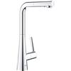 Grohe 32553002 Zedra Rubinetto Miscelatore Monocomando per Lavello, DN 15, Bocca L, Cromo