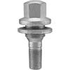 Crepundia Bulloni per Cerchi in Lega Auto, Adatto Uso adatto per Peugeot 1007 106 2008 206 207 208 3008 301 307 308 408 406 508 607 Vite di montaggio ruota 540567(A price)
