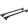 NORDRIVE N15060 Helio Black in-Rail, Set Completo Barre portatutto in Alluminio - M - Evos IA