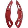 CAKYSE Compatibile con per Golf 7 7.5 per GTI per Tiguan per Scirocco Volante per Auto Paddle Shifter Gear Shift Shifter Accessori di Estensione 469512 Paddle del Volante Auto(Red Carbon Fiber)