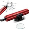 YIFLorine TANG Rompi Finestrino per Auto,2 in 1 Rompivetro Auto e Taglia Cintura,Martello di Emergenza per Auto Rompi Vetro Auto Emergenza Accessori Auto per Automobili Autobus e Altri Veicoli(Rosso)