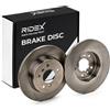 RIDEX 82B1439 2x Disco freno Posteriore senza viti/bulloni Compatibilità con NISSAN Qashqai II J11, J11
