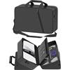 Gersker Borsa da Viaggio per PS5 con PS5/Slim/Pro Digitale e Disco, 10 Scomparti Custodia per PS5 può Contenere PS Portal, 4 Schede di Gioco, 2 Controller, Grande capacità Zaino per PS5 (Nero)