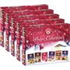 Generico Pompadour Confezione Regalo - 30 Filtri di Infusi Invernali Assortiti in 6 Gusti Deliziosi (5 conf.)