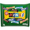 Mars Mixed Minis Cioccolatini Assortiti, 20 Pezzi (Mars, Snickers, Bounty, Milky Way, Twix), 400g