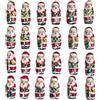 CAPTAIN PLAY Natale Decorazioni Casa, 24 piccoli Babbo Natale di Cioccolato, in confezione singola, 170g Cioccolata di Natale