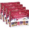 Generico Pompadour Confezione Regalo - 30 Filtri di Infusi Invernali Assortiti in 6 Gusti Deliziosi (4 conf.)