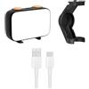 Zkydhbd Luce video Luce LED Ricaricabile Regolabile Soft Lighting Mount per Pocket 3 Accessori Fotografia Luminosità Regolabile Fotografia Luce