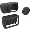 Zkydhbd Gusci protettivi in silicone per action camera con copriobiettivo, design aderente, protezioni per il corpo in silicone