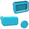 Zkydhbd Gusci protettivi in silicone per action camera con copriobiettivo, design aderente, protezioni per il corpo in silicone