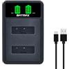 Batmax Rapid NP-BX1 LCD Dual Built-in USB Caricabatteria per Sony NP-BX1/M8 e Sony RX100 VII VI VA V IV III II, RX1 RX1R RX1RII CX405 CX440 HX99 HX95 HX350 HX400V WX500 WX350 HDR-CX405