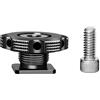 Zkydhbd Adattatore per montaggio a slitta calda in alluminio Compatibile con treppiedi Gimbals Pannello LED e stabilizzatori per smartphone Supporto stabilizzatore per smartphone leggero