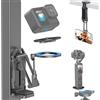 OMOTON TP02-Ultra - Supporto per fotocamera e telefono con adattatore da | Built-in 0,6 cm & Arca Base, Morsetto, Magnetico & Treppiede Setup per iPhone, Pocket / Action Camera