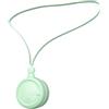 Pomoflexi Ventilatore da Collo Portatile Ventilatore da Collo Lama 3 Velocità Ricarica USB Ventola Indossabile Regolabile Rotazione A 360 Gradi Verde