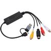 Yusat Sound Video Grabber Card, AV S Video a USB 2.0 Tipo C per insegnare la registrazione con supporto PAL NTSC