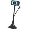 ECVGHD Webcam USB stabile da tavolo per casa, ufficio, dormitorio, computer, webcam