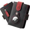 Will Fire® AirTag Wallet | Cuero genuino | Include ciondolo Airtag | Porta carte di credito per 10-12 carte | Protezione RFID | | Forte chiusura magnetica