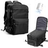 VENATIN Zaino Ryanair 40x30x20 Sottovuoto con pompa Zaino da Viaggio 40x20x25 Wizzair Bagaglio a Mano Donna Uomo Borse da Cabina 45x36x20 Easyjet impermeabile Zaino Casual Laptop da 14 Pollici Nero