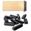 IPEA Cappucci per Doghe Letto in Plastica - 10 Pezzi - MADE IN ITALY - Tappi per Doghe del Letto - Ricambio per Doghe - Per Listelli da 65 a 70 mm con spessore 9 mm - Innesti A Cappuccio