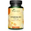 Vegavero Vitamina B12 Naturale 1000 mcg | Metilcobalamina + Adenosilcobalamina | L'unica Senza Additivi Artificiali | Prodotta in Germania | Vegan | Vegavero®