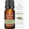 Pure World 100% Pure Natural Essential Oil 10ML for Bath, Massage, Vaporising Therapeutic Grade Pure & Undiluted… (Rosemary)