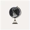 KeyHome Store Mappamondo Nero e Grigio con Base metallo H.42 D.30 cm