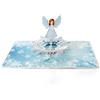CUT POPUP.COM CUTPOPUP Angelo Rotazione Automatica a 360 Gradi, 3D Biglietti Natale 2024, Biglietti Auguri Natale, Biglietti Auguri Natalizi, Biglietto Natale, Christmas Cards, Xmas Cards (Angel 360) US8-CN304IT