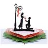CUT POPUP.COM Cutpop, biglietto di auguri pop-up 3D "The Heart Of Love", con dettagli sorprendenti, regali fatti a mano, design intricato