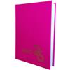 PRESTIGE & DELUXE Agenda compatibile con diario Smemoranda classic Fucsia 16 mesi 2025-2026 F.to pocket 11x15 cm Size M + portachiave paillettes e penna multicolore