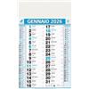 Ka_Europe Calendario Olandese 2026 da Muro - disponibile in 3 Colori (Rosso/Verde/Blu), Numeri Grandi, Spazio Note, Carta Premium Ecologica - Perfetto per Ufficio, Casa e Idea Regalo (Ciano/Blu)