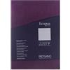 Fabriano Ecoqua Plus - Quaderno rilegato con colla, formato A4, 21,1 x 29,7 cm, colore: vinaccia