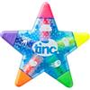 Tinc - Evidenziatore Star Multi Colour - Marcatore a Forma di Stella con 5 Tonalità di Inchiostro Rosa Arancione Verde Giallo Viola - Fornitura Scolastica Pratica per Scuola e Ufficio - Blu