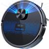 Lubluelu 4500Pa Robot Aspirapolvere Lavapavimenti con Mappatura a 5 Piani, Robot Vacuum Mop 3 in 1, LiDAR Laser 9.0, Aspirapolvere Robot Silenzioso per Pulizia Domestica, WiFi/APP/Alex Control (SL60D)