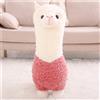 GLITZFAS Peluche a forma di cavallo (rosso chiaro, 28 cm)