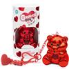 Coccolotti, Orsetto interattivo Oh My Gold!, Effetti Sonori e Luminosi, Modello Rosso, per Bambini da 3 Anni, CCL455