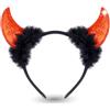 TK Gruppe Timo Klingler Cappello da diavolo, accessorio per costumi da donna e da bambino, per carnevale e Halloween