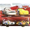 Cars Disney - Set di 2 auto in metallo 1:55 - Jeff Gorvette and Pace