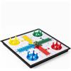 Tomatoys Gioco del Ludo Magnetico Pieghevole per Adulti - Gioco da Tavolo da Viaggio con Tabellone Magnetico, Pedine e Dadi, Resistente all'Acqua