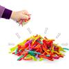Tiwoca Squirmy Worms - Vermi di gomma allungabili e schiacciabili per bambini - Squishy Fidget Toy per alleviare lo stress - Giocattolo sensoriale con divertenti effetti di movimento per ragazzi e