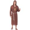 DEGUISE TOI Costume da frate uomo - Marrone - S