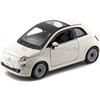 Burago MODELLINO IN SCALA COMPATIBILE CON FIAT NUOVA 500 2007 WHITE 1:24 BURAGO BU22106W