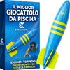 Khroom Torpedo Giocattolo da Piscina per Bambini e Adulti, Gioco Subacqueo | Scivola fino a 10 m | senza elettronica | dai 3 anni | per piscina, mare e spiaggia | alternativa agli anelli da tuffo