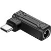Pomoflexi Adattatore di Ricarica PD da 140 W CC A Tipo C Ingresso Femmina CC A Connettore USB C per Telefono, Tablet, Laptop (G)