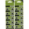 MURYE Batterie a bottone AG9/LR936/394 con tensione stabile per orologi e gadget, batterie a bottone per calcolatrici elettroniche, 10 pezzi/20 pezzi
