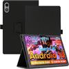 AKNICI Custodia Cover per TECLAST P50T 2026 Tablet 11 Pollici, Pelle PU Cover Custodia Protettiva con Cinghia di Sicurezza e Magnete e Funzione di Supporto